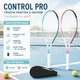 Теннисная ракетка Control Pro 687 мм 250 г 100 дюймов² с чехлом Розово-белая - изображение 2