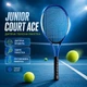 Детская теннисная ракетка Junior Court Ace для большого тенниса с противоскользящей обмоткой Синяя - изображение 1