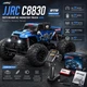 Машинка на радиоуправлении JJRC C8830 1:18 Blue – RC Монстр-трак, Внедорожник 4WD, 2 двигателя, LED-подсветка, до 29 км/ч, до 24 минут, до 100 м - изображение 1