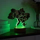 Светильник-ночник 3D «Карта Украины» LED многослойный из дерева от Enjoy The Wood RGB подсветка - изображение 5
