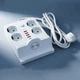 Сетевой фильтр-удлинитель Q370/PNS-07 5м 4 розетки 4USB 2Type-C PD беспроводная зарядка Qi белый - изображение 3