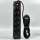 Сетевой удлинитель 2м на 5 розеток + 3USB + Type-C UA Power F25U сетевой фильтр с USB 63258 - изображение 2