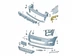Крепление переднего бампера Volkswagen Golf 7 2017-2020, левое, AVTM, 5GM807049A, 187450923 - изображение 2