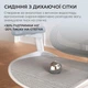 Крісло офісне з підставкою для ніг Sihoo DORO C300L Mesh White - зображення 5