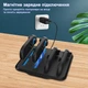 Док-станція OdiuK SN006 4-в-1 для Nintendo Switch 2 Joy-Con магнітна зарядна станція чорна (SKU-031) - изображение 8