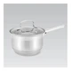 Ковш Maestro MR-3512-16S 2.1 л 16 см с антипригарным покрытием для плиты, серебристый - изображение 1