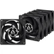 Вентилятор для корпусу Arctic P8 80 мм 3000 об/хв 5 Pack Black (ACFAN00153A) - зображення 2