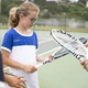 Ракетка Tecnifibre Tempo 24 with cover 24 White/Turquoise (1000-14TEMP242E) - зображення 3