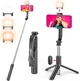 Штатив-селфи-палка с LED-подсветкой и Bluetooth-пультом SelfieShow – 101 см, 3 режима света, универсальный для iPhone и Android - изображение 2