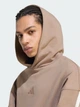 Худи оверсайз мужское Adidas Kit 3-Stripes KW2406 S Khaki Six (4069991372639) - изображение 5