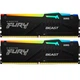 Модуль пам\'яті для комп\'ютера DDR5 16GB (2x8GB) 6000 MHz FURY Beast RGB Kingston Fury (ex.HyperX) (KF560C36BBEAK2-16) - зображення 1