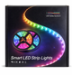 Світлодіодна led rgb стрічка smd 5050 самоклеючій основі з пультом і блоком живлення вологостійка лед діодна гірлянда 10 метрів для декоративного підсвічування кімнати - зображення 14