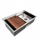 Кухонная мойка Lidz Handmade H6845 Brushed Steel 3,0/1,0 мм LDH6845BRU49455 - изображение 1