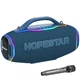 Колонка Bluetooth HOPESTAR A90 Wireless Bluetooth Speaker 700W/AI/TWS/IPX6/AC/RGB/36000mAh портативна з підсвіткою + 1 мікрофон Синій - изображение 1