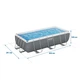 Басейн каркасний прямокутний 18в1 Bestway 56442, 404 x 201 x 100 см - зображення 6