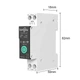 Розумний WiFi вимикач 1-63A 1P+N 230V з повним захистом, лічильниками, таймером Smart Life, Tuya [TO-Q-SY2-JWT] Tongou - зображення 9