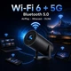 Смарт проектор SMART 4K Projector Ultra HD до 130 дюймів, міні, портативний,HDMI-сумісний, повна підтримка Android та iOS , Bluetooth 5.0, Wi-Fi 6, мультимедійний домашній кінотеатр, чорний - зображення 3