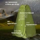 Туристичний намет душ-туалет 120х120х190 см автоматичний тент-роздевалка для літнього кемпінгу походу риболовлі - зображення 5