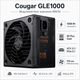 Блок питания Cougar GLE1000 ATX 1000W 80 Plus Gold вентилятор 135 мм Black - изображение 1