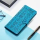 Чехол Embossed Cat and Dog для Xiaomi Poco C85 4G EU 173 mm книжка кожа PU с визитницей голубой - изображение 5