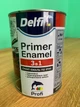 Грунт-эмаль Delfi 3в1 Серый 0,9кг - изображение 1
