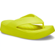 Жіночі шльопанці в'єтнамки Crocs Getaway Platform Flip Acidity (36-37, жовтий) - изображение 4