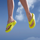 Жіночі шльопанці в'єтнамки Crocs Getaway Platform Flip Acidity (36-37, жовтий) - изображение 6