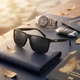 Сонцезахисні окуляри для чоловіків з поляризацією UV400 Wayfarer повсякденні водійські, окуляри від сонця стильні чоловічі Чорний - зображення 1