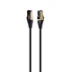 Патч-корд 0.25м, S/FTP, cat 8, литий, 50u", CU, AWG 27, LSZH, black Cablexpert (PP8-LSZHCU-BK-0.25M) - зображення 1