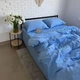 Комплект постільної білизни Ell Home (турецька жатка) Блакитний півтораспальний 70/70 - зображення 4