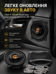 Круглые коаксиальные динамики для автомобиля 4" 3‑полосные 20 Вт (номинал) и 180 Вт (пик) - изображение 2
