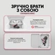 Дитячий триколісний велосипед трансформер 4 в 1 з ручкою і козирком, велосипед-коляска від 1 року TURBO TRIKE 1036 pink складний - зображення 8