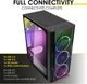 Корпус для ПК Empire Gaming Diamond / ARGB / без БП / Черный (102153517) - изображение 3