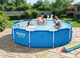 Каркасний круглий басейн Bestway Steel Pro 56677 (305 х 76 см) без насоса, голубий - изображение 1