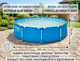 Каркасний круглий басейн Bestway Steel Pro 56677 (305 х 76 см) без насоса, голубий - изображение 3
