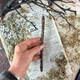 Чорна воскова свічка з трояндою та полином - зображення 4