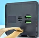 Портативна батарея Павербанк WUW-TUGII Y55 50000 mAh 22.5W 3A із швидкою зарядкою і ліхтарем Power Bank Black - зображення 2