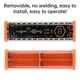 Корпус для повербанка 45W на 8 аккумуляторов 18650 QC4.0+ PD3.0 быстрая зарядка VOOC PPS Type-C 2xUSB с дисплеем Оранжевый - изображение 6