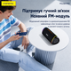 Портативная Bluetooth колонка FONENG M8 Bass беспроводная акустика с мощным басом LED подсветкой Bluetooth 5.4 IPX-5 колонка для телефона ноутбука ПК iPhone Samsung Xiaomi музыкальная блютуз колонка для дома улицы и отдыха - изображение 6