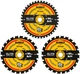 Набір пильних дисків DeWalt Elite Series 24T/40T 165 x 20 мм 3 шт. DT10397-QZ (5035048099445) - зображення 2