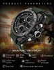 Тактичний чоловічий годинник Findtime Military Digital Watch 52 мм противоударний водовідштовхувальний 5ATM чорний золотий (SKU-052) - зображення 4