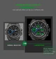 Тактичний чоловічий годинник Findtime Military Digital Watch 52 мм противоударний водовідштовхувальний 5ATM чорний золотий (SKU-052) - зображення 7