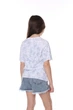 Футболка с коротким рукавом для девочки 134 цвет голубой YUKI ЦБ-00295239 - изображение 4