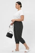 Бриджі жіночі чорного кольору із принтом Fashion розмір 48-50 (216116) - зображення 2