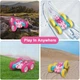Перевертна трюкова машинка на радіокеруванні Seveclotree RC Stunt Car PHG4-13 360° обертання 4WD повнопривідна рожева (SKU-160) - изображение 9