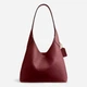 Сумка-хобо женская из натуральной кожи средняя Coach Brooklyn Shoulder Bag 28 BG-COA-115 Бордовая (196395451616) - изображение 1