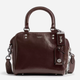 Сумка кросс-боди через плечо женская из натуральной кожи маленькая Coach Cube Rogue Bag 20 BG-COA-125 Бордовая (196395632732) - изображение 1