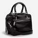Сумка кросс-боди через плечо женская из натуральной кожи маленькая Coach Cube Rogue Bag 20 BG-COA-126 Черная (196395632770) - изображение 3