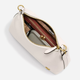Сумка-багет женская из натуральной кожи средняя Coach Juliet Shoulder Bag 25 BG-COA-131 Молочная (196395632756) - изображение 5