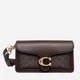 Сумка багет женская из натуральной кожи средняя Coach Tabby 26 Signature Monogram BG-COA-144 Коричневая (196395962501) - изображение 1